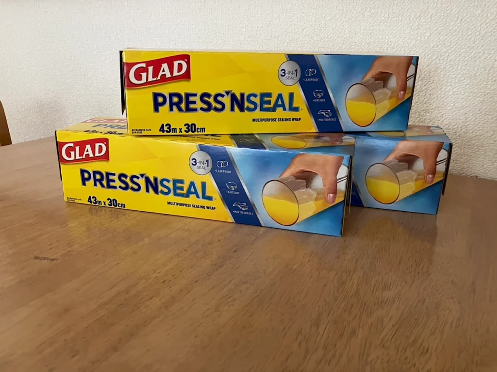 コストコで購入したGLAD Press’n Seal（プレスンシール）3本セット