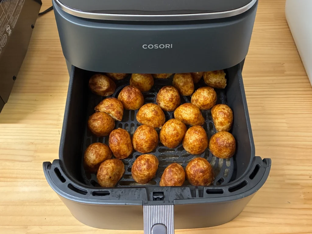 焼き上がり直後にコソリから取り出したバスケット
