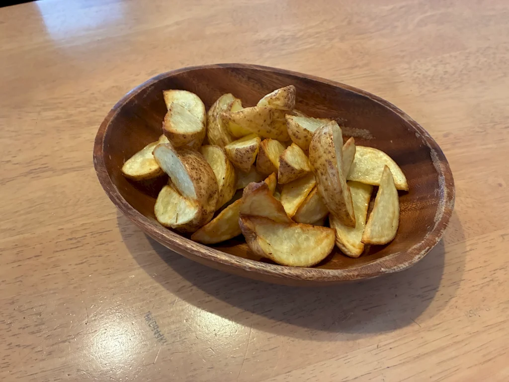 COSORIで作った男爵の皮付きローストポテト